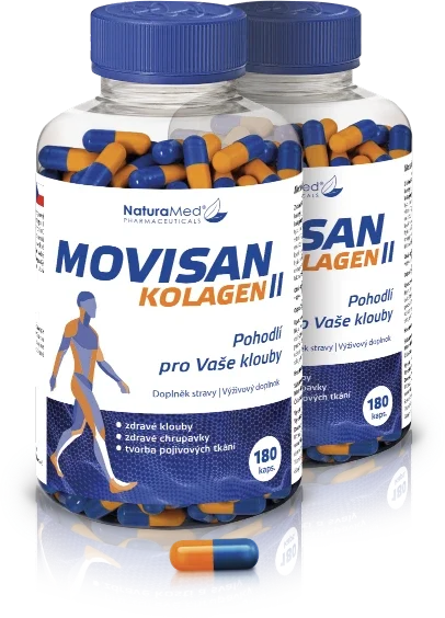 Roční balení Movisan Kolagen II s dárkem