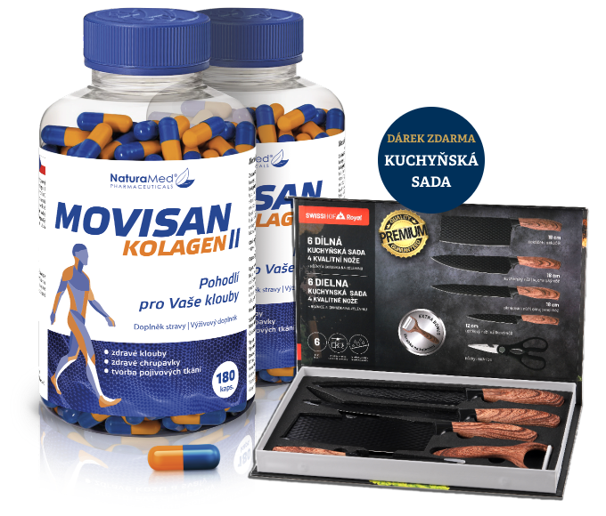 Balení movisan kolagenu 2, s novým kávovarem